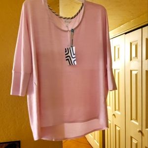 Market & Spruce Baby Pink Top